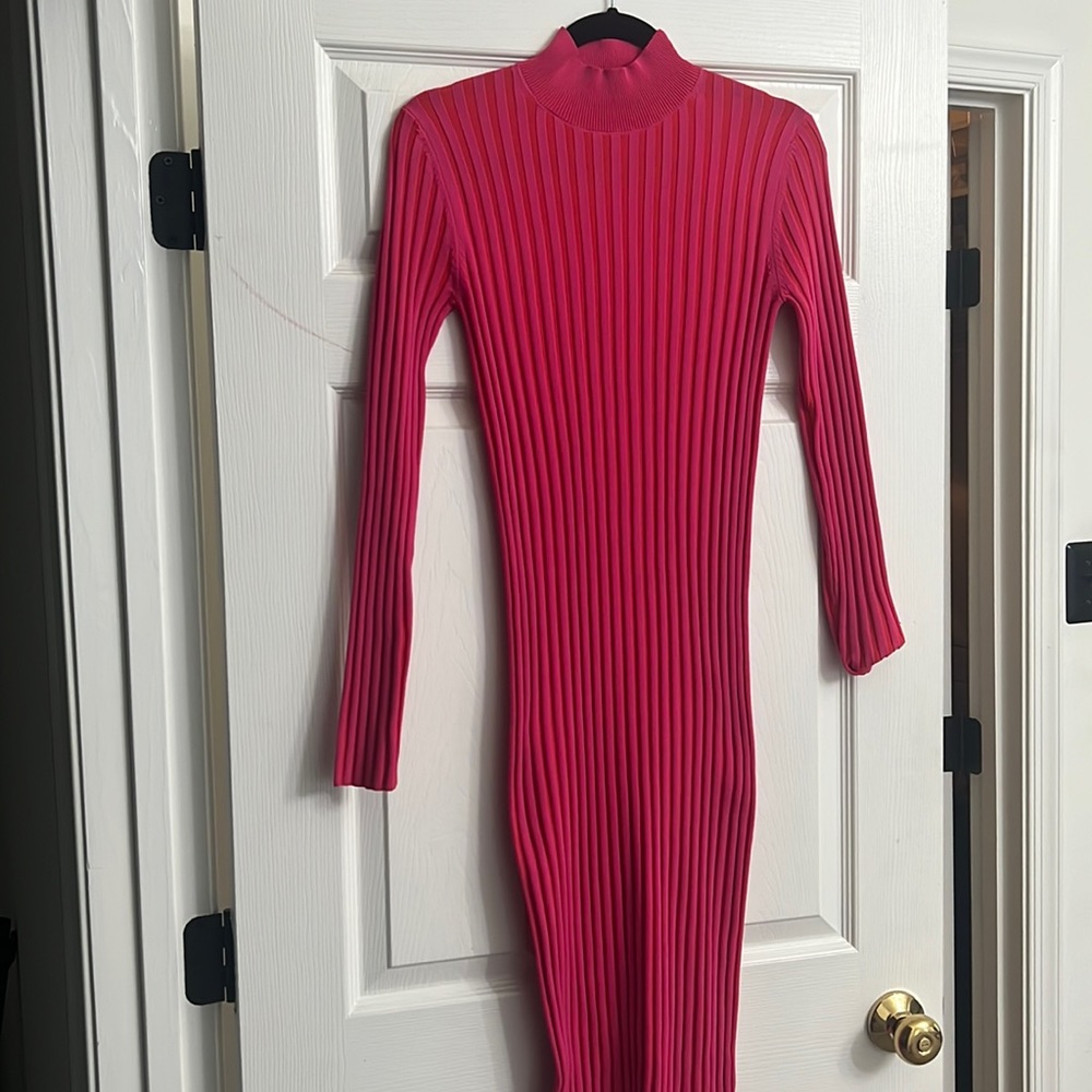 Zara Turtleneck Midi Dress